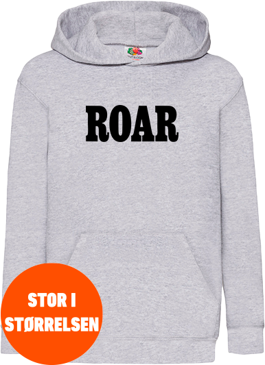 Fruit of the loom - Roskilde Håndbold Klassisk Hoodie Børn - Heather Grey